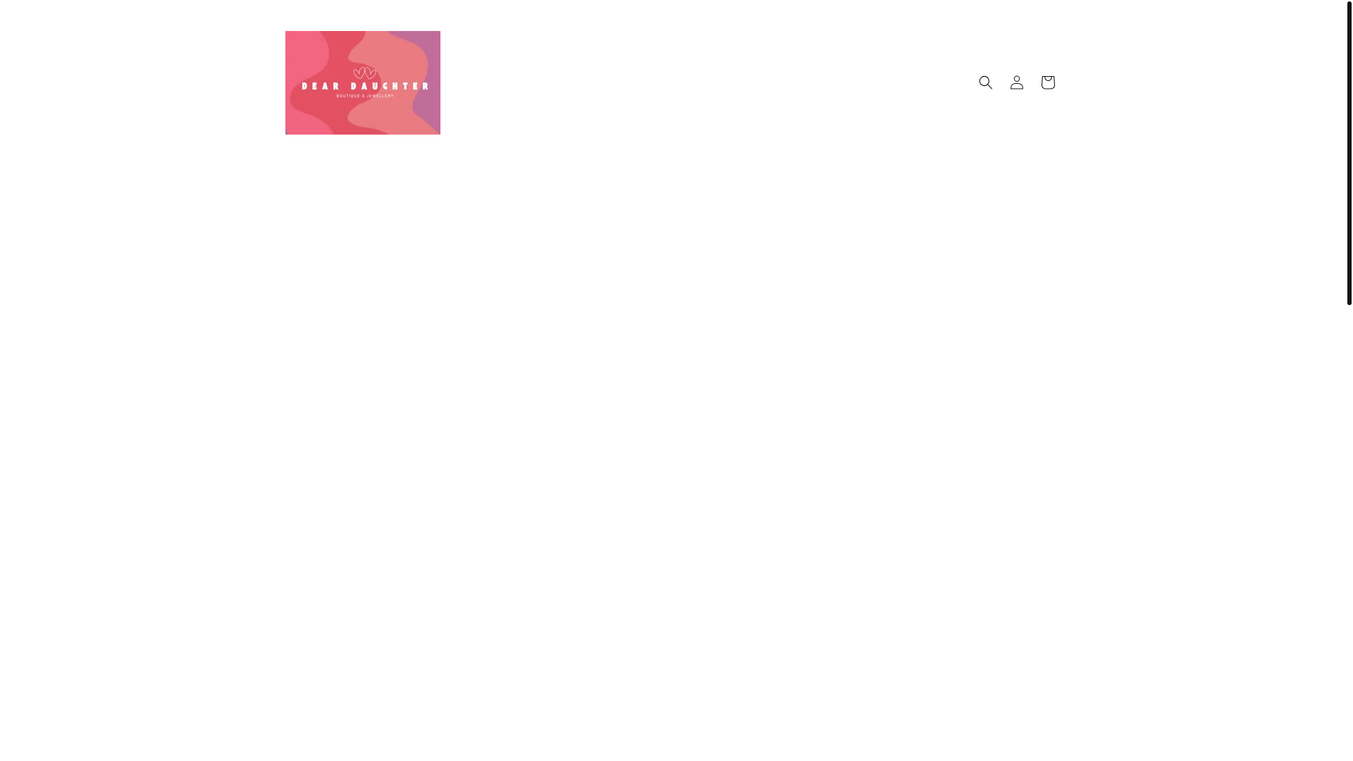 website screenshot of https://deardaughter.shop/