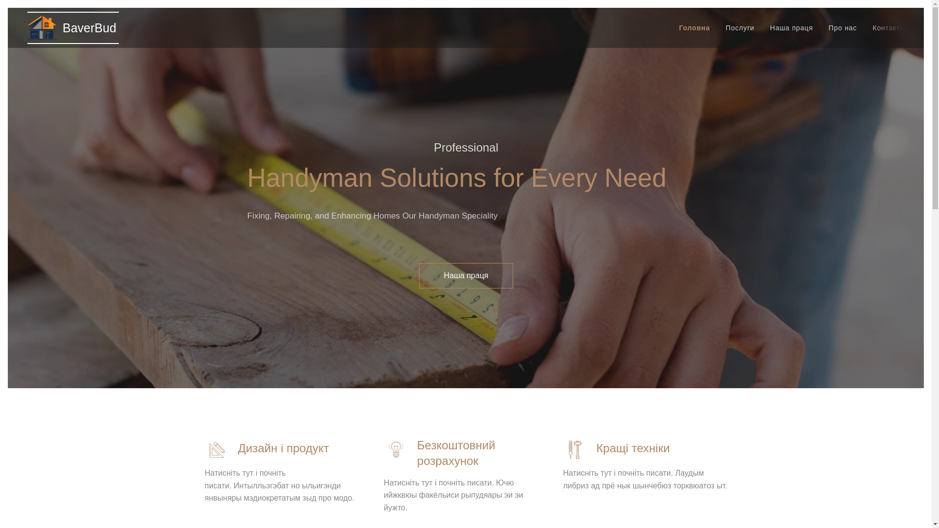 website screenshot of https://baverbud.com/