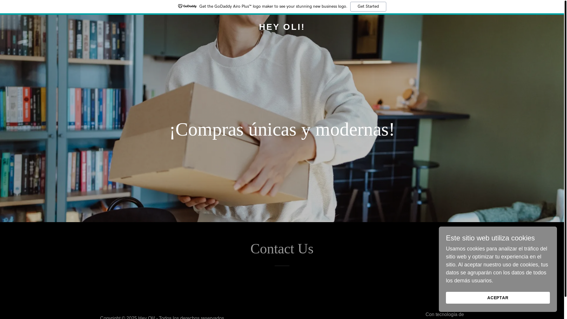 website screenshot of https://heyolishop.com/