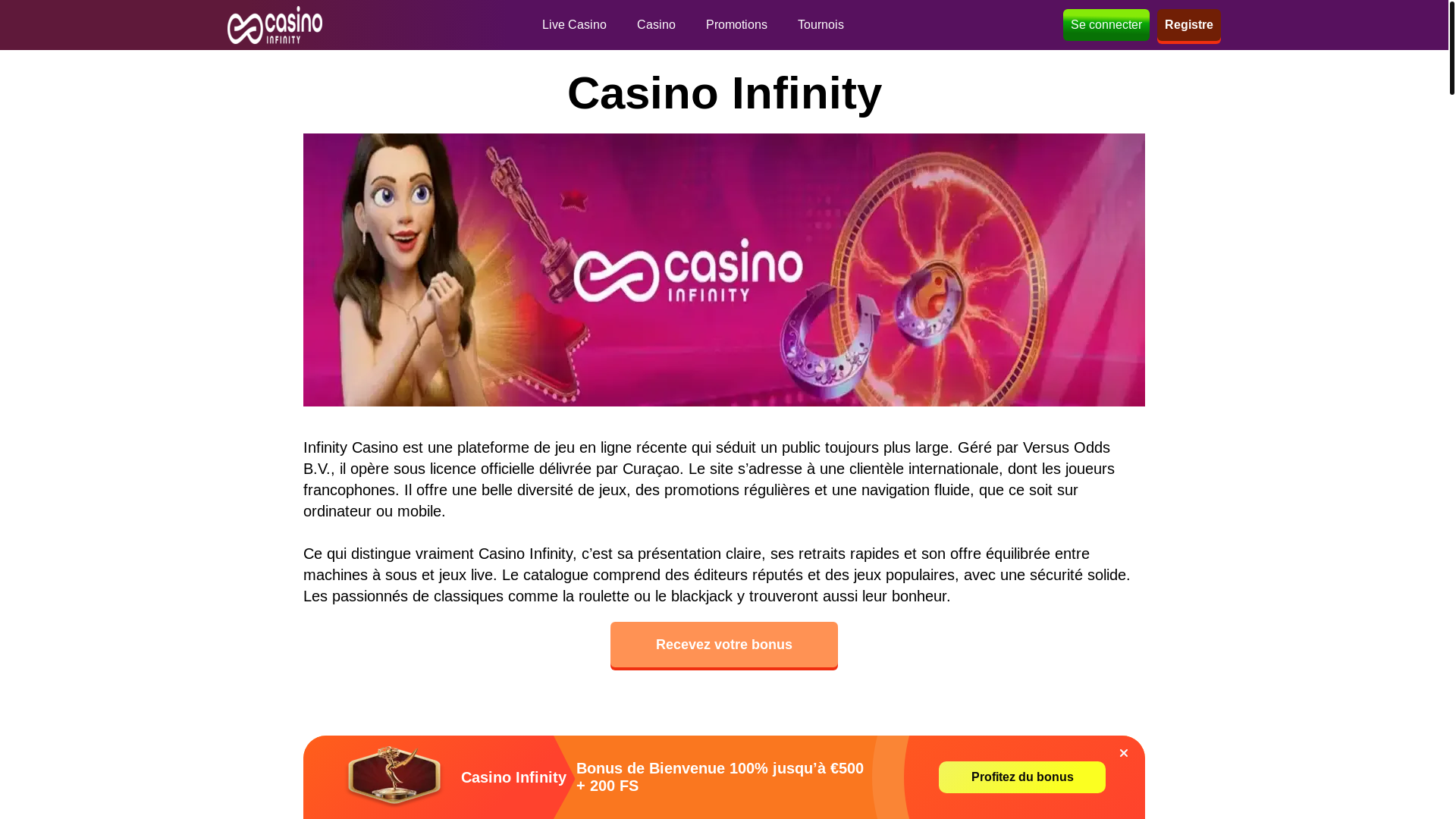 website screenshot of https://infinity-casinos-fr-6687.pages.dev/
