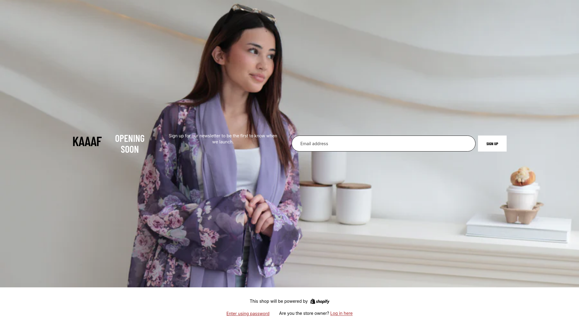 website screenshot of https://kaaafofficial.com/