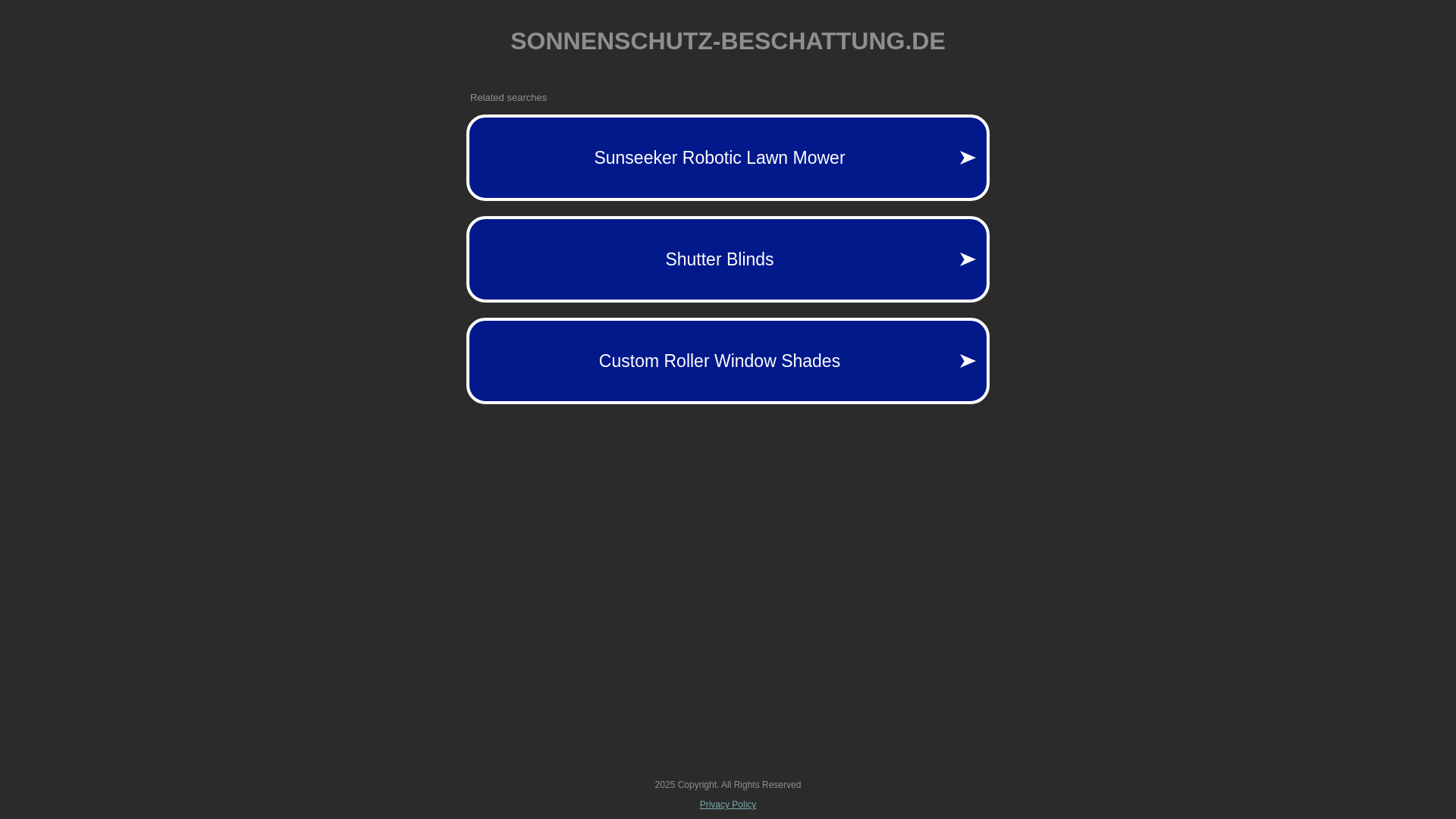 website screenshot of https://sonnenschutz-beschattung.de/
