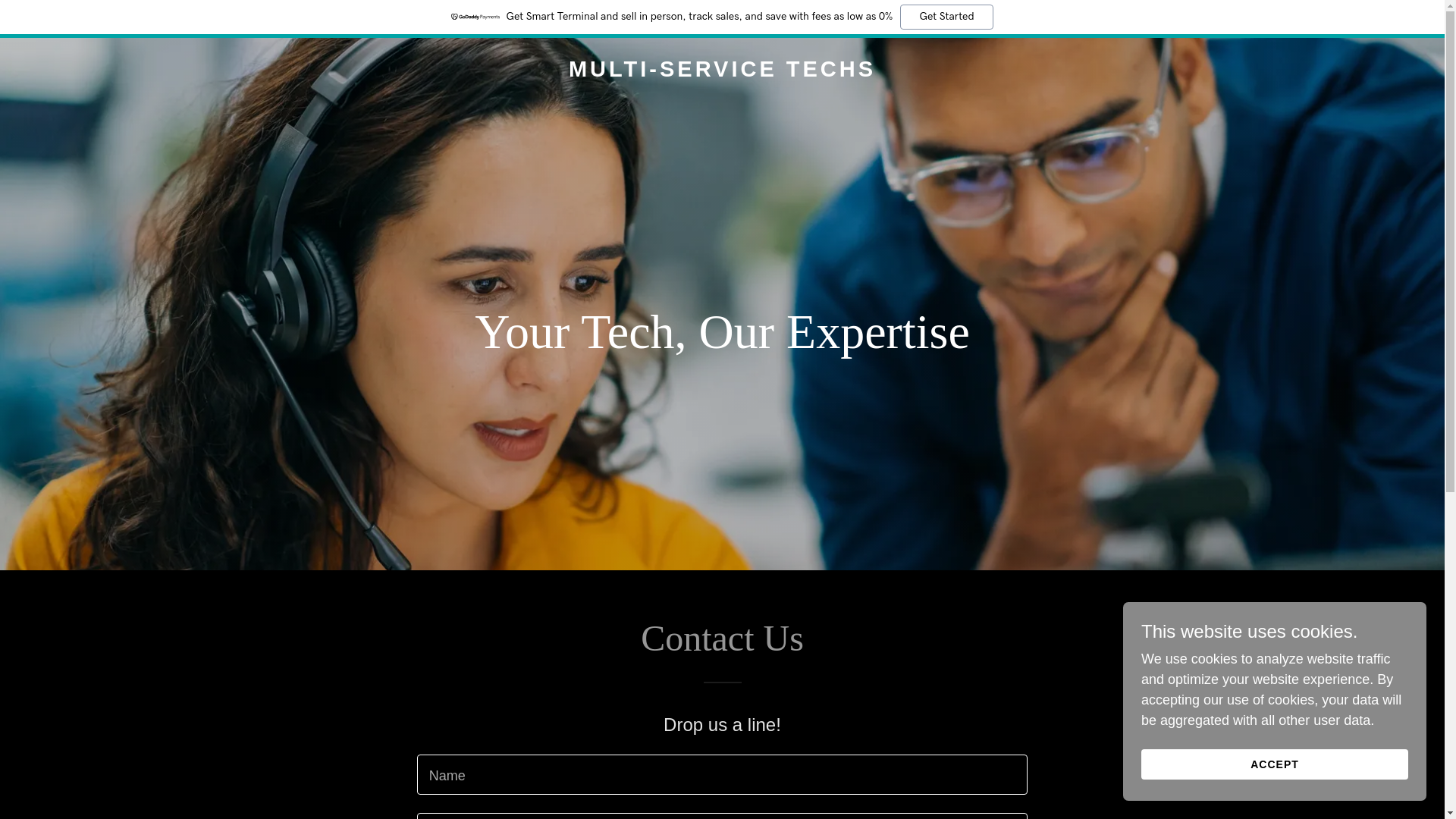 website screenshot of https://multiservicetechs.com/