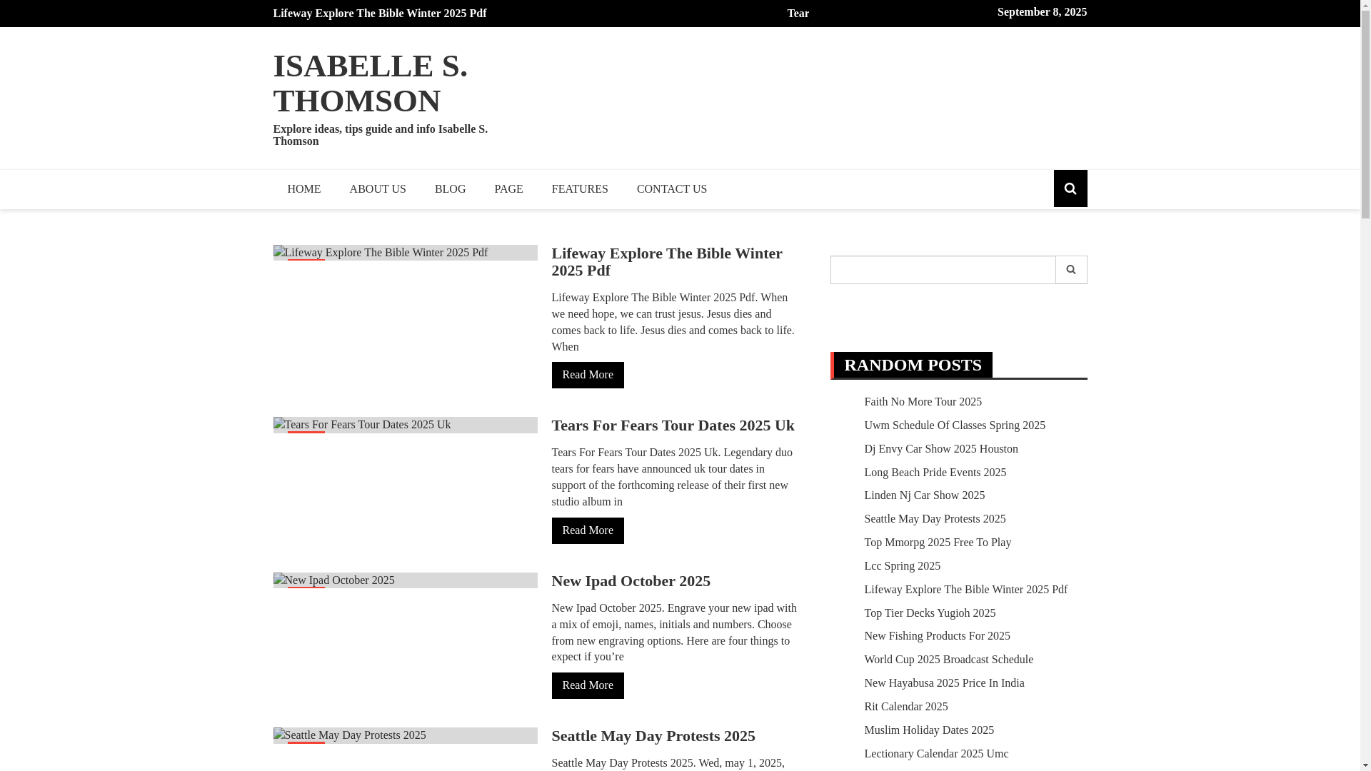 website screenshot of https://isabellesthomson.pages.dev/