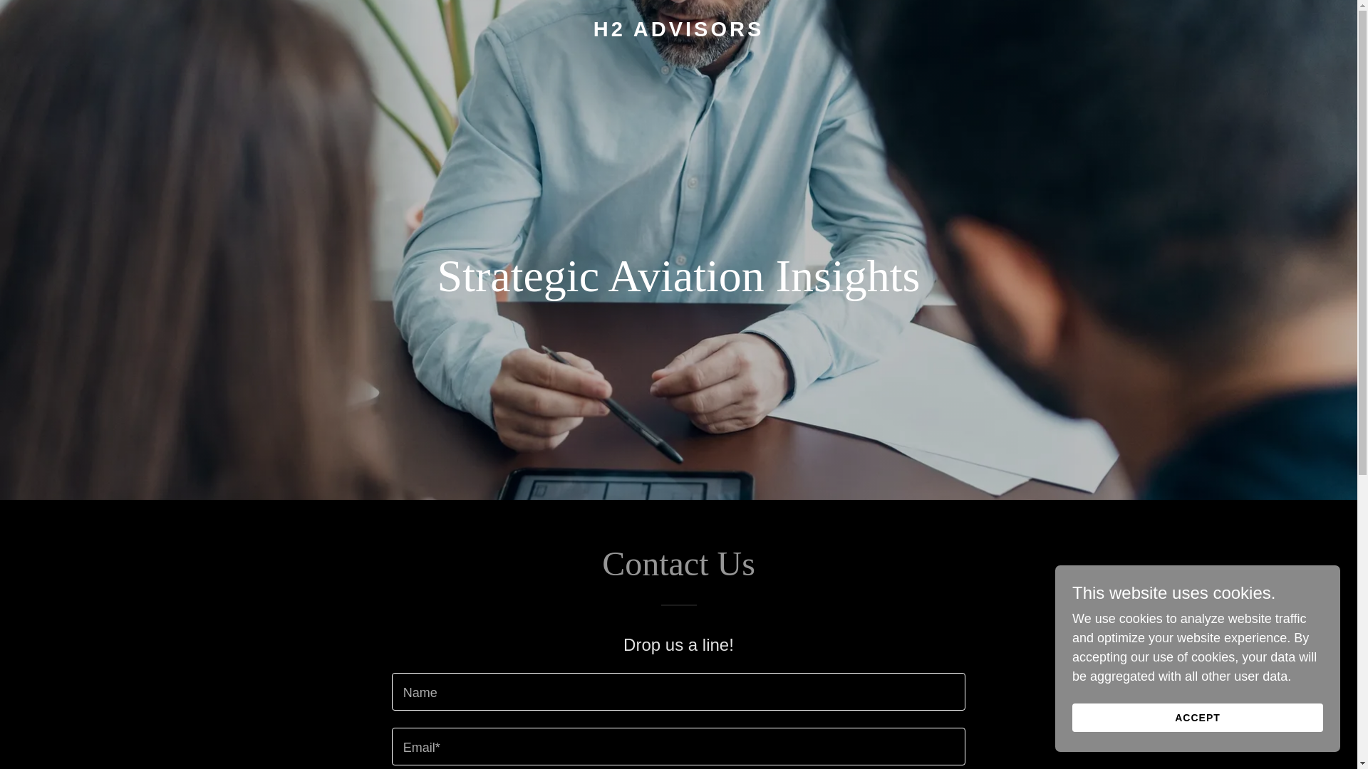 website screenshot of https://h2advisors.llc/