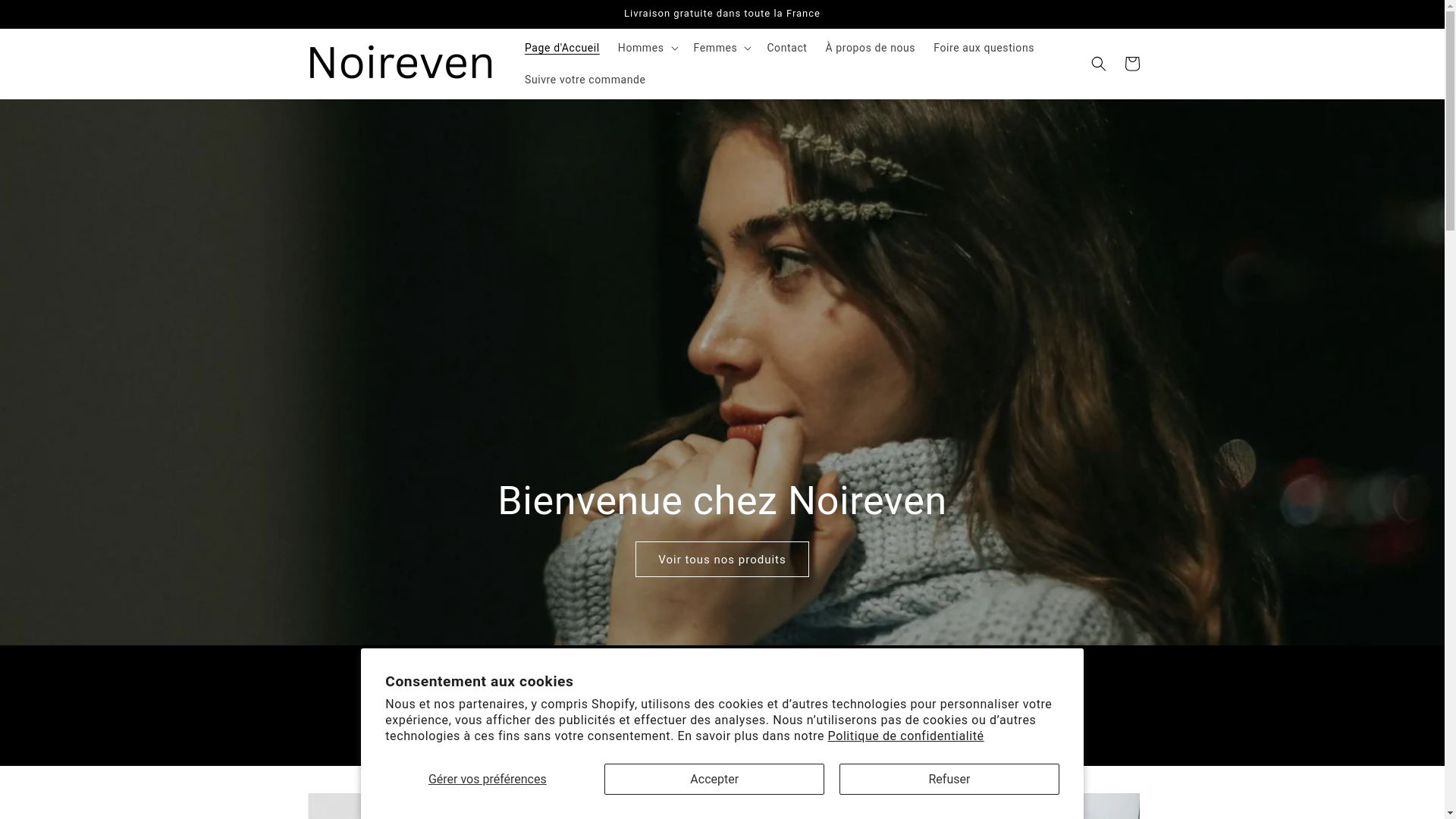 website screenshot of https://noireven.com/