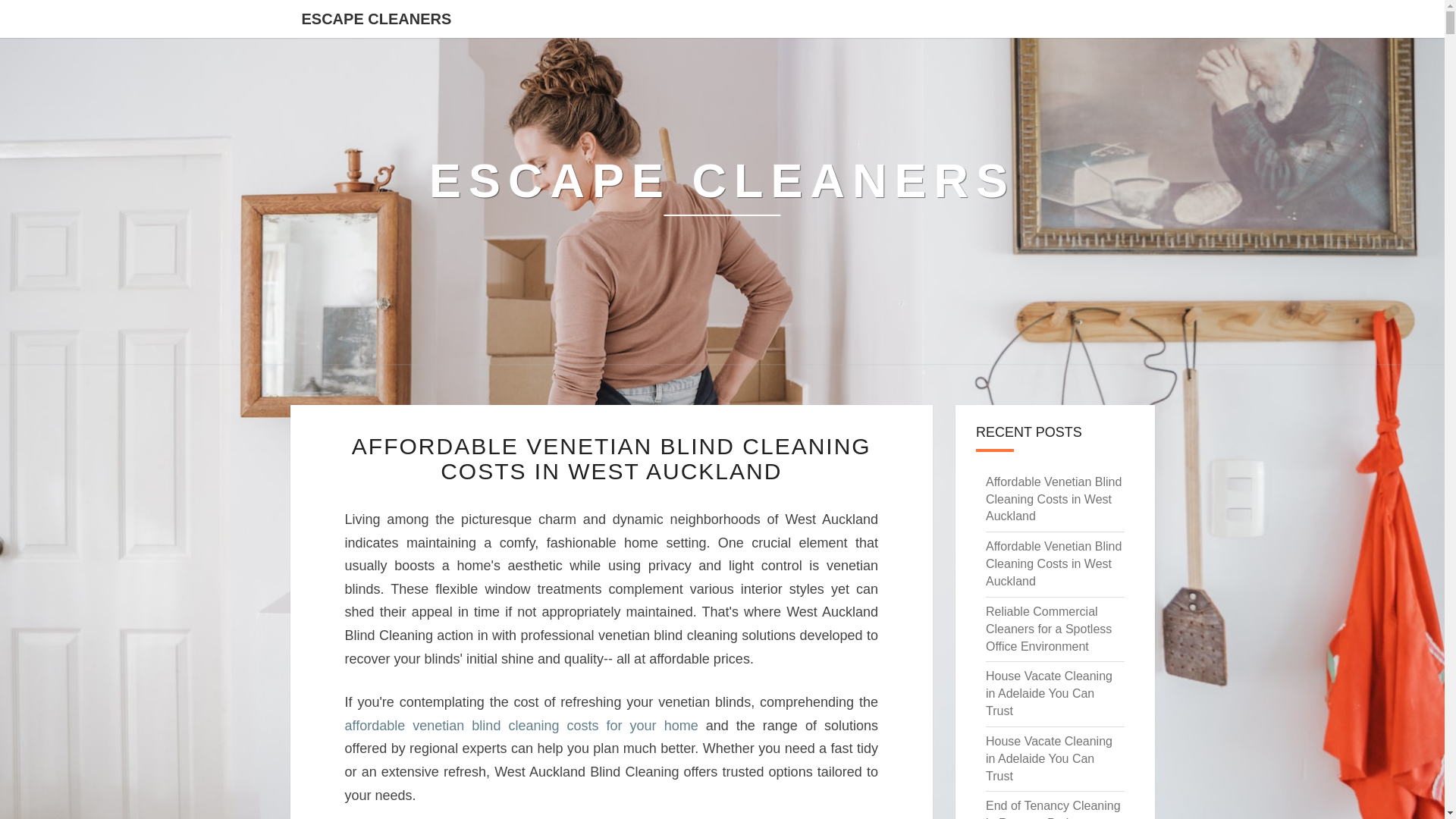 website screenshot of https://escape-cleaners.pages.dev/