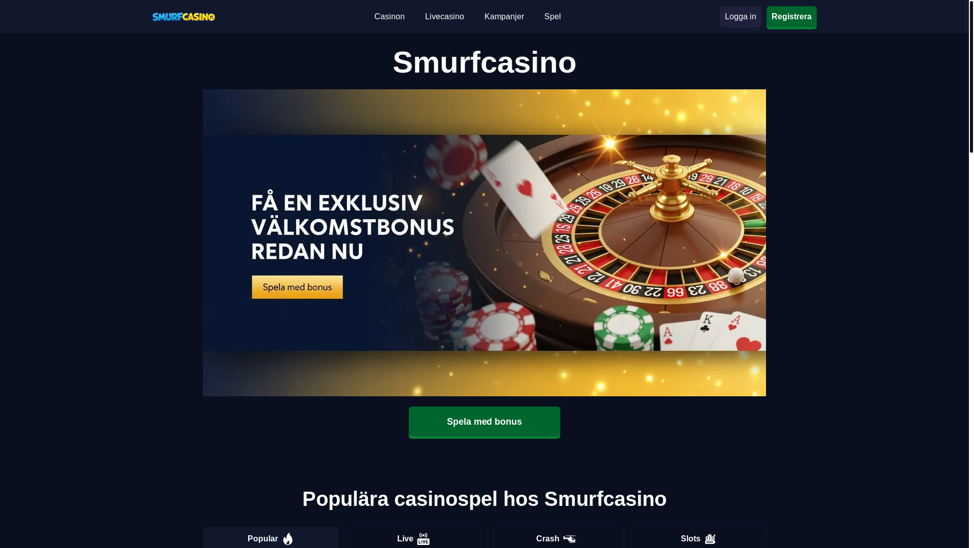 website screenshot of https://smurfcasino-se-14958.pages.dev/