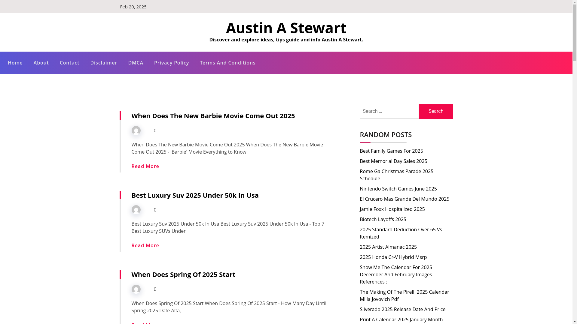 website screenshot of https://austinastewarta.pages.dev/