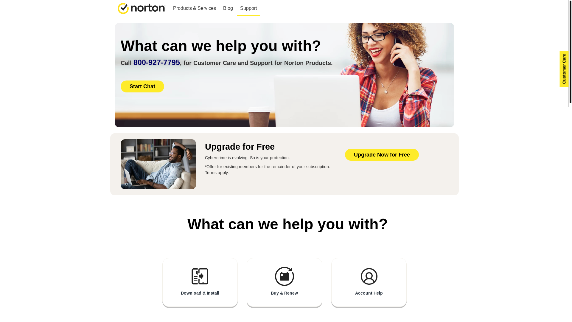website screenshot of https://support-norton-com-re.pages.dev/