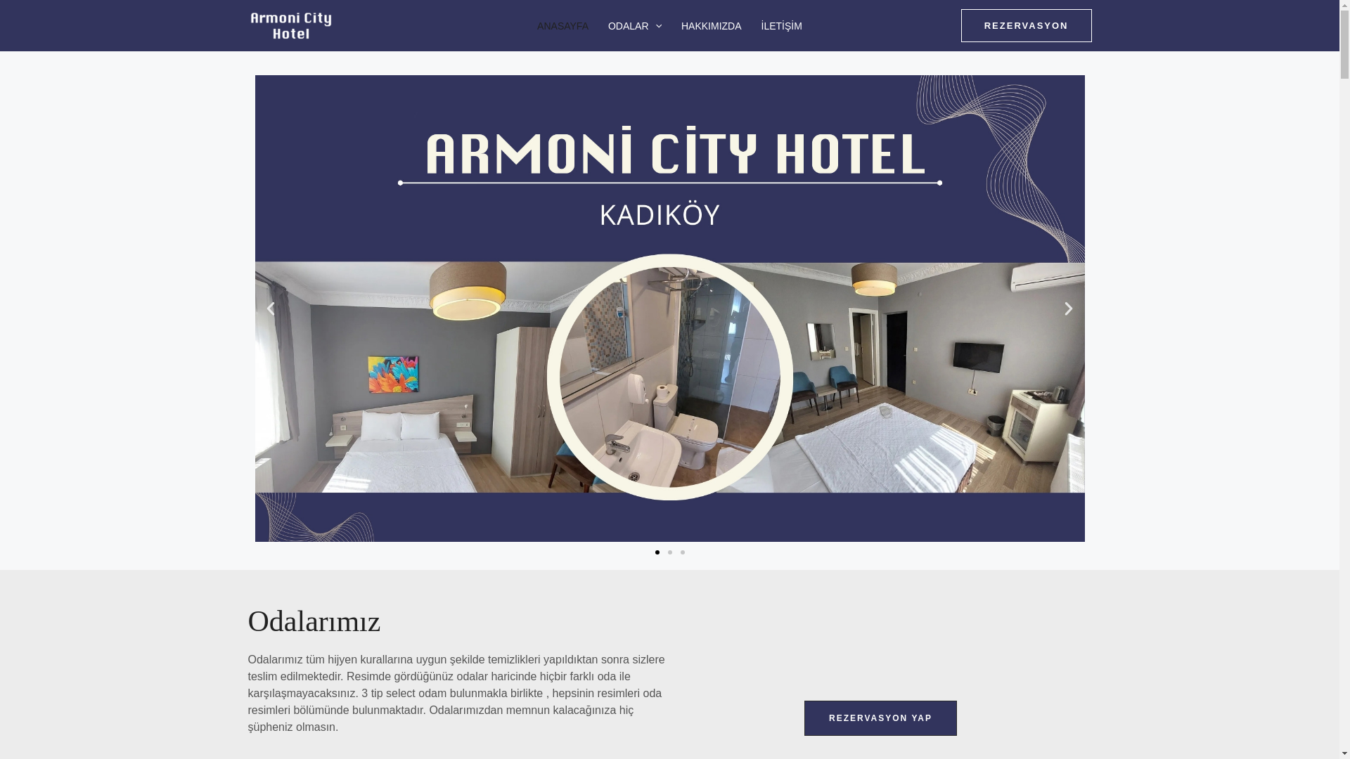 website screenshot of https://armonicitykadikoypansiyon.com.tr/