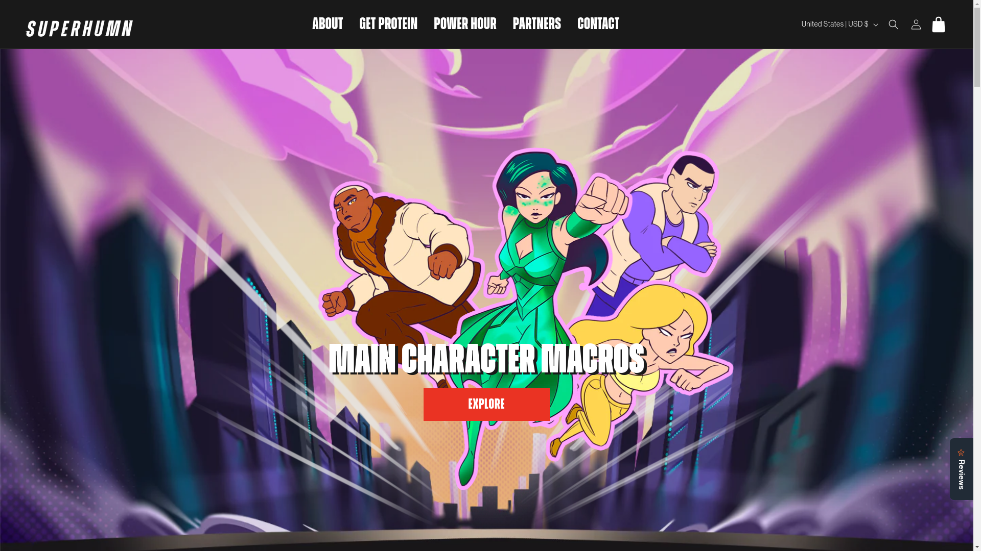 website screenshot of https://zonesuperhumnprotein.org/