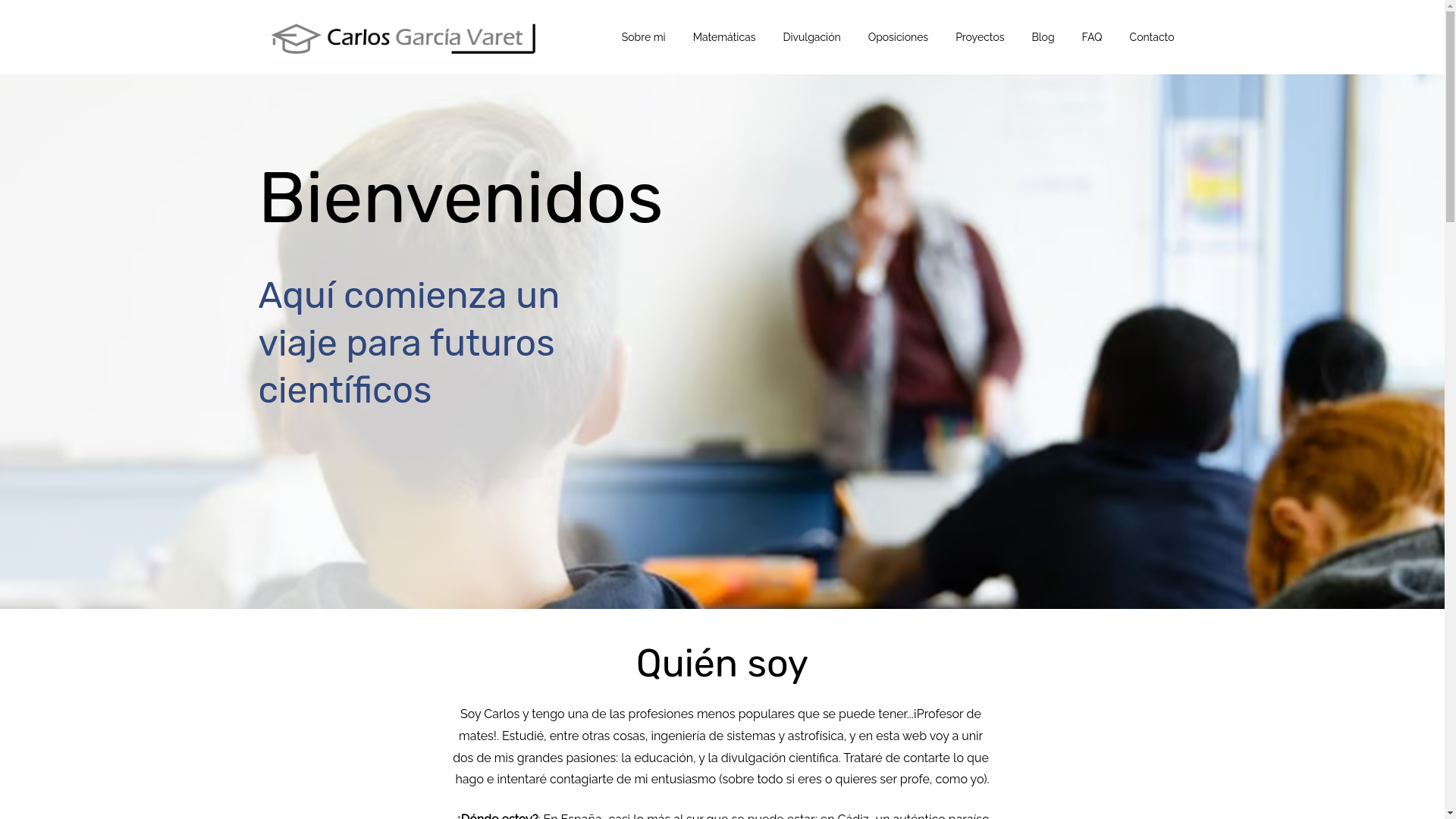 website screenshot of https://carlosgarciavaret.es/