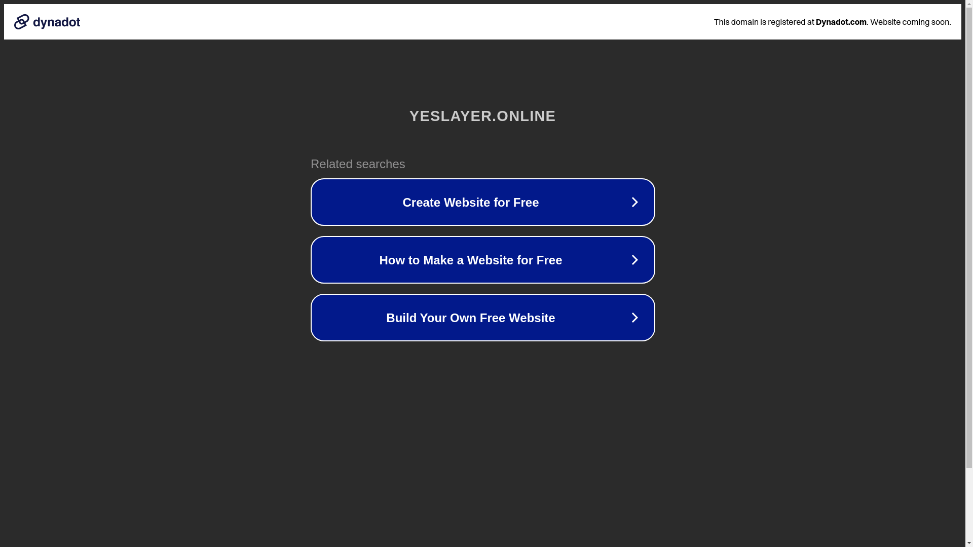 website screenshot of https://yeslayer.online/