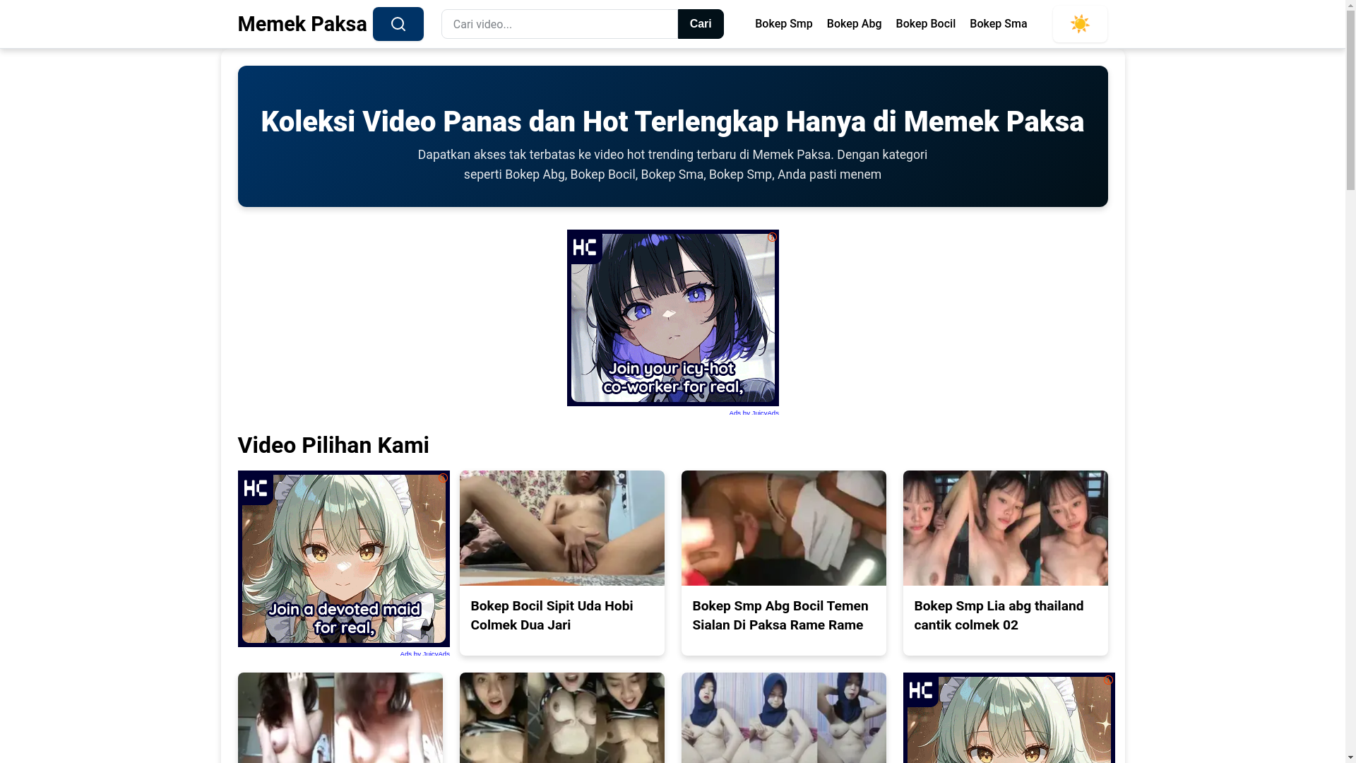 website screenshot of https://memekpaksa.pages.dev/