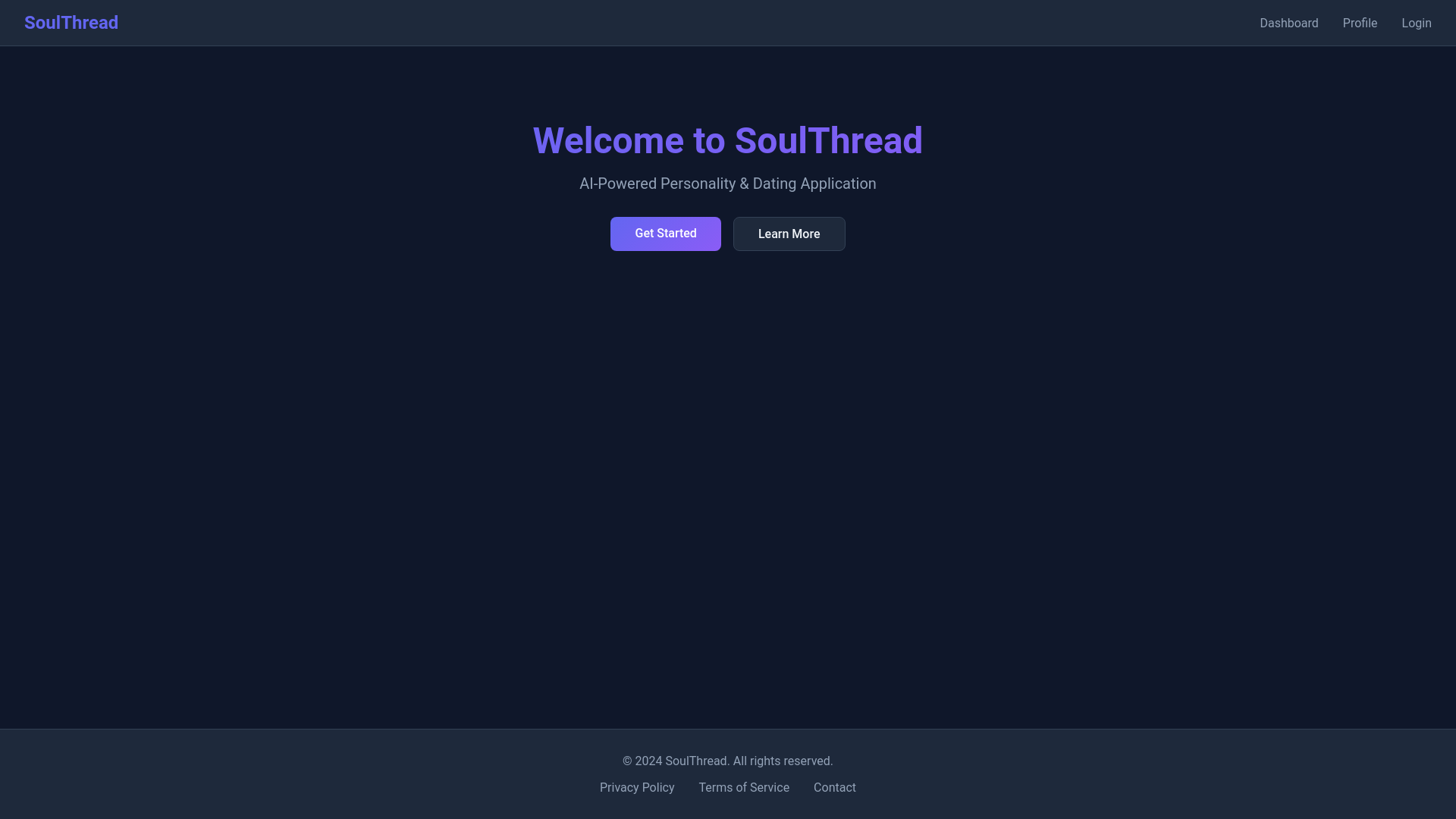 website screenshot of https://soulthread.pages.dev/