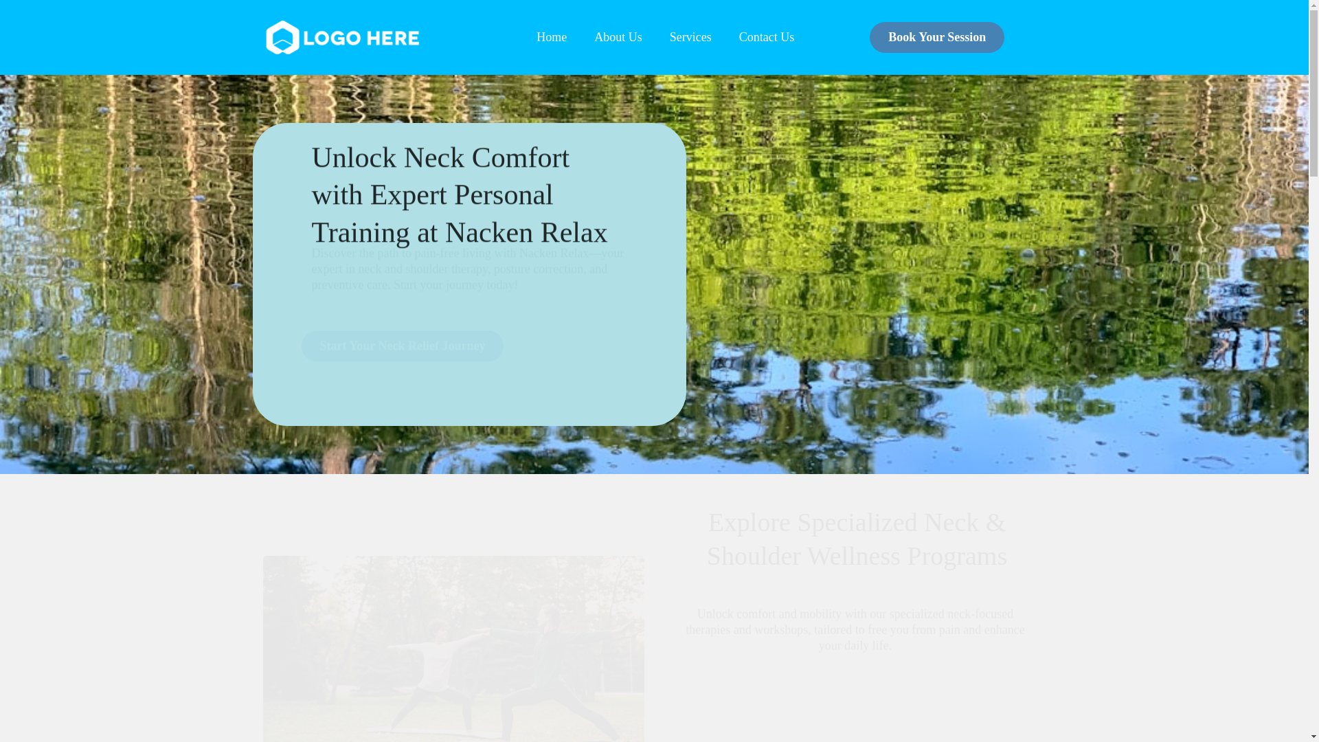 website screenshot of https://nacken-relax.com/