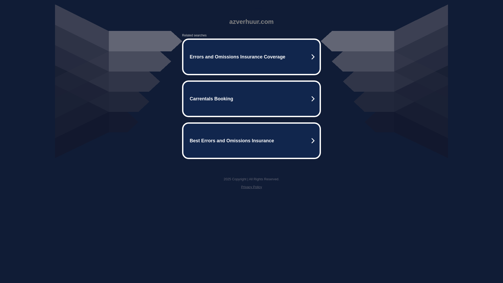 website screenshot of https://azverhuur.com/