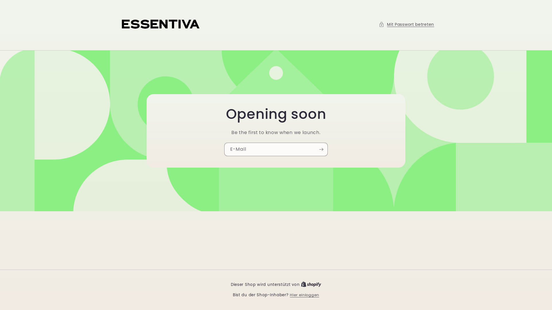 website screenshot of https://essentiva.de/
