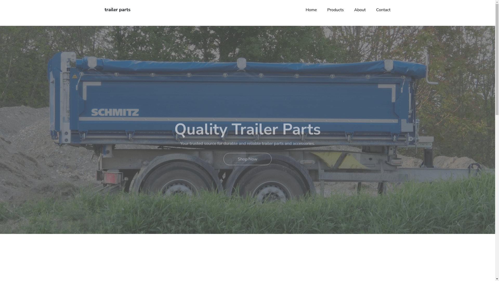 website screenshot of https://oxtrailerparts.com/
