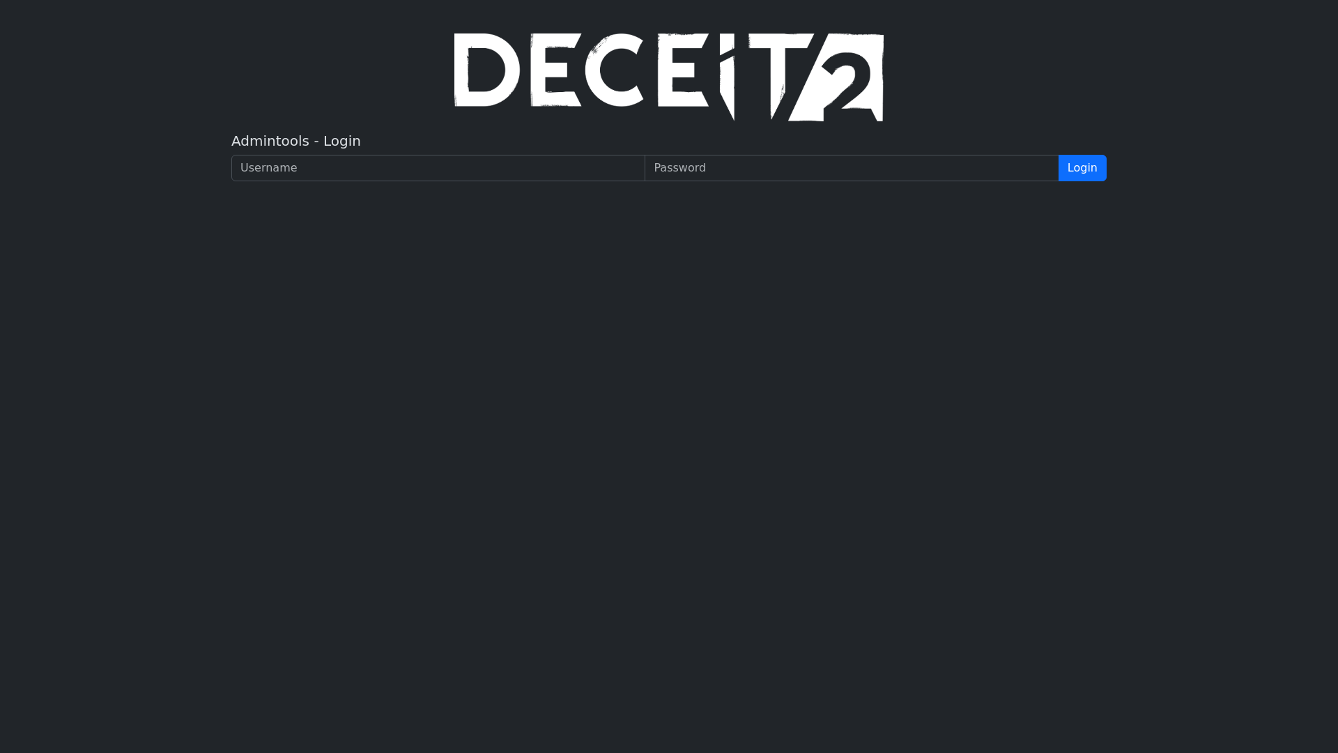 website screenshot of https://deceit-admin-tools.pages.dev/