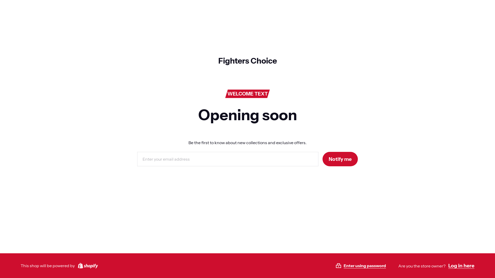 website screenshot of https://fighterschoice.com.br/
