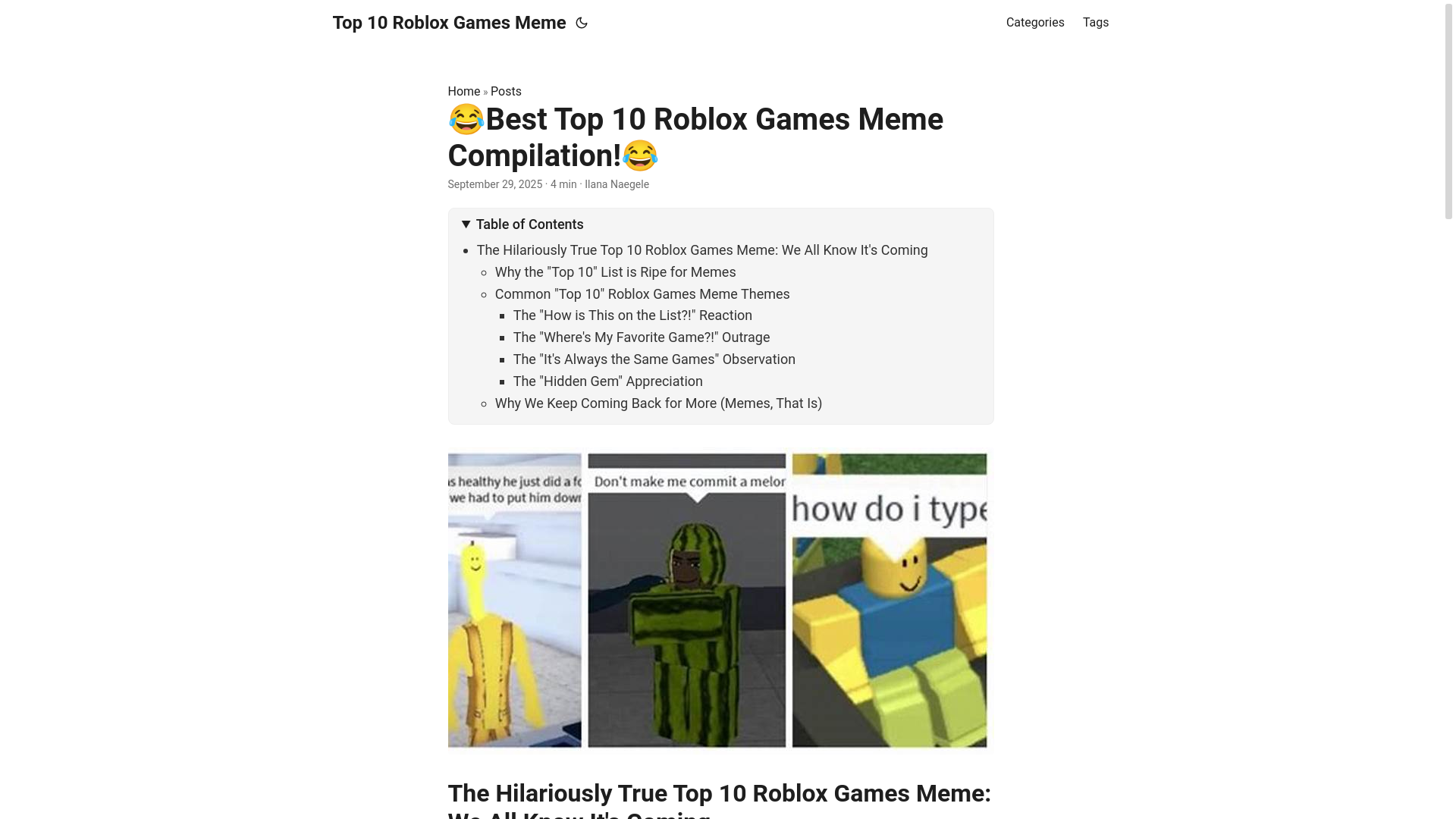 website screenshot of https://top-10-roblox-games-meme.pages.dev/