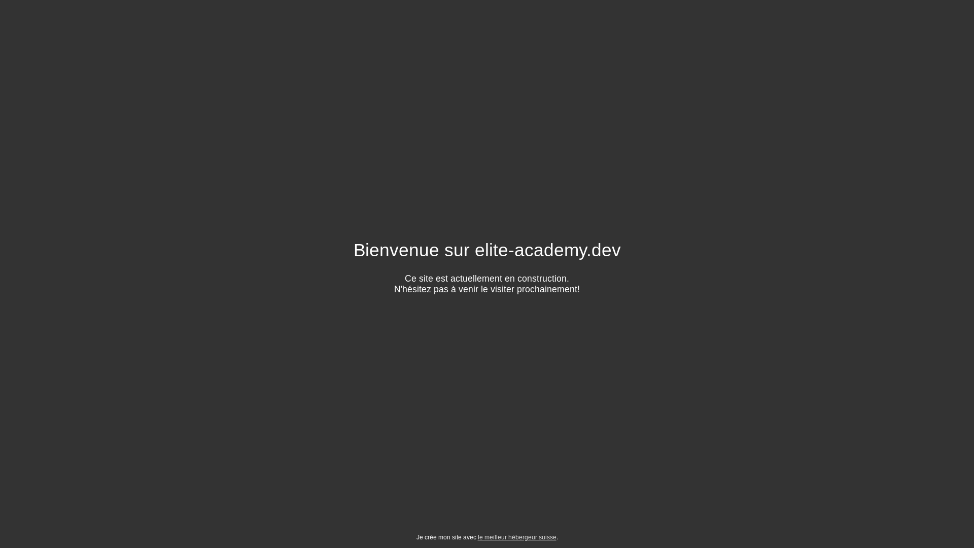 website screenshot of https://elite-academy.dev/