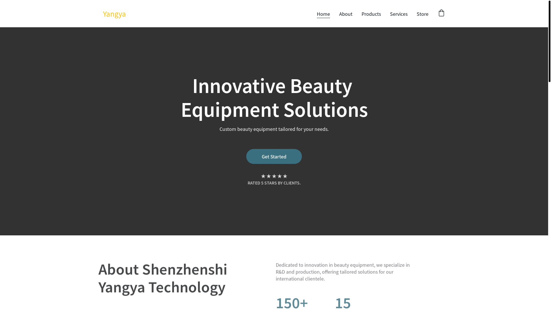 website screenshot of https://yangya.sbs/