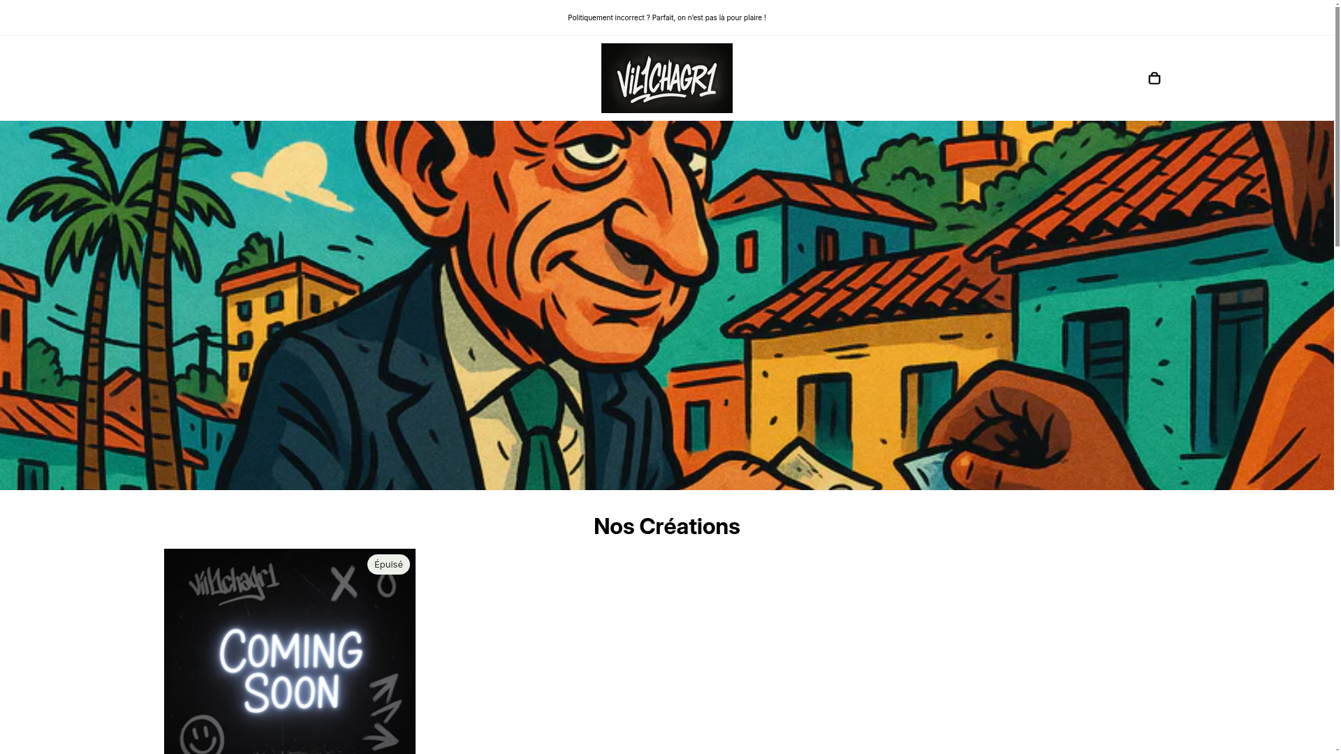 website screenshot of https://vil1chagr1.fr/