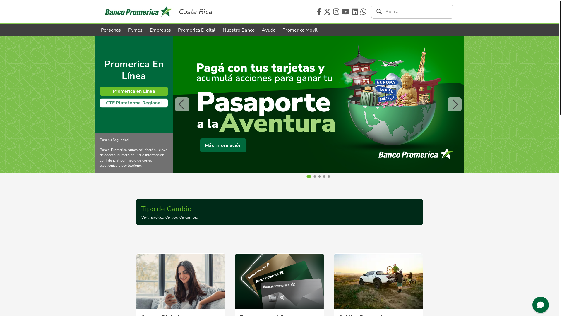 website screenshot of https://promericoa.top/