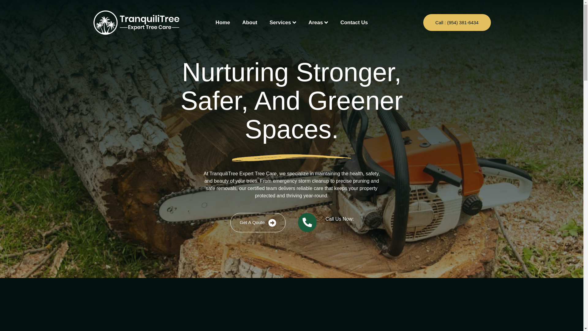 website screenshot of https://tranquilitreeexpert.com/