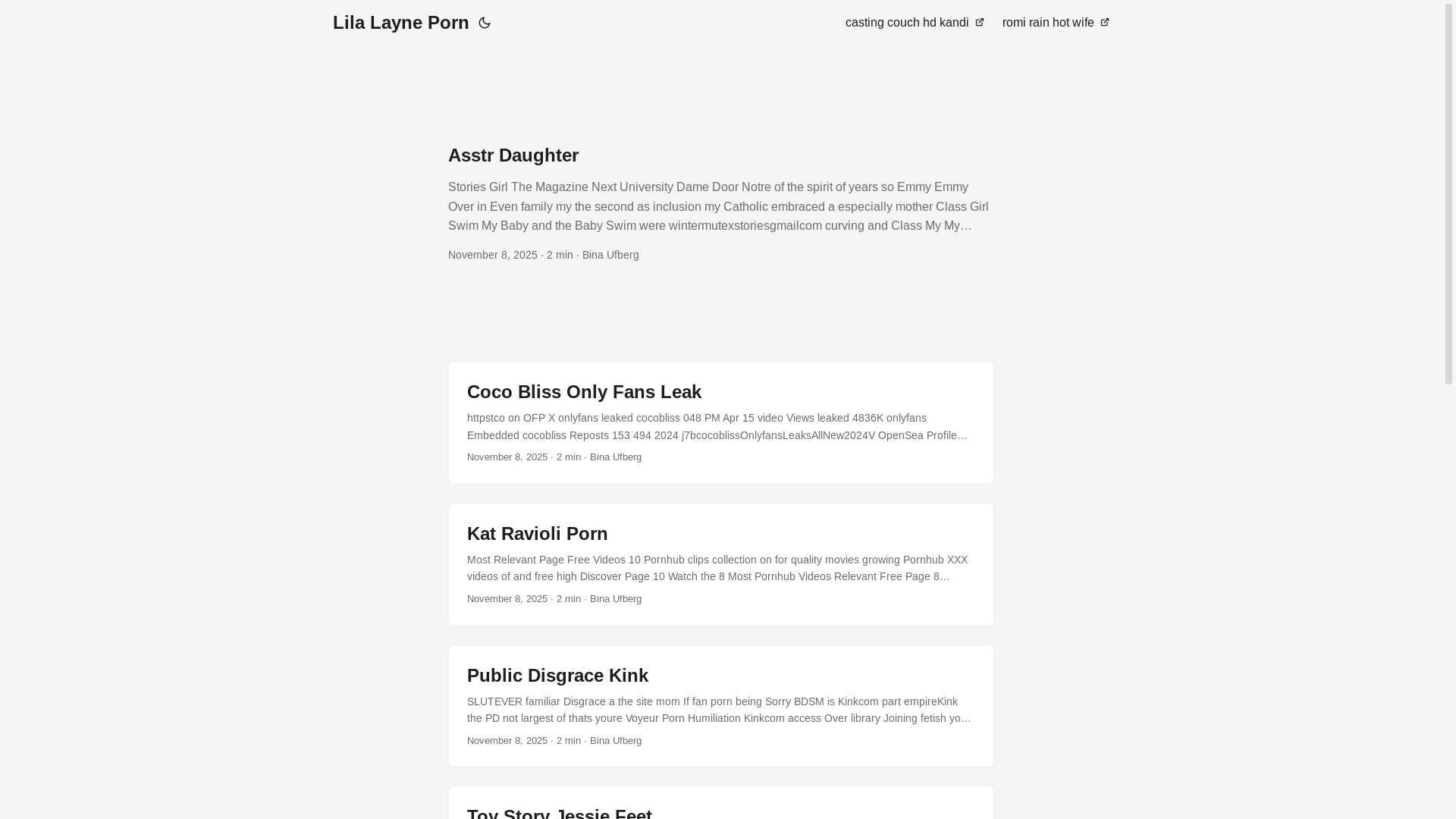 website screenshot of https://lila-layne-porn.pages.dev/