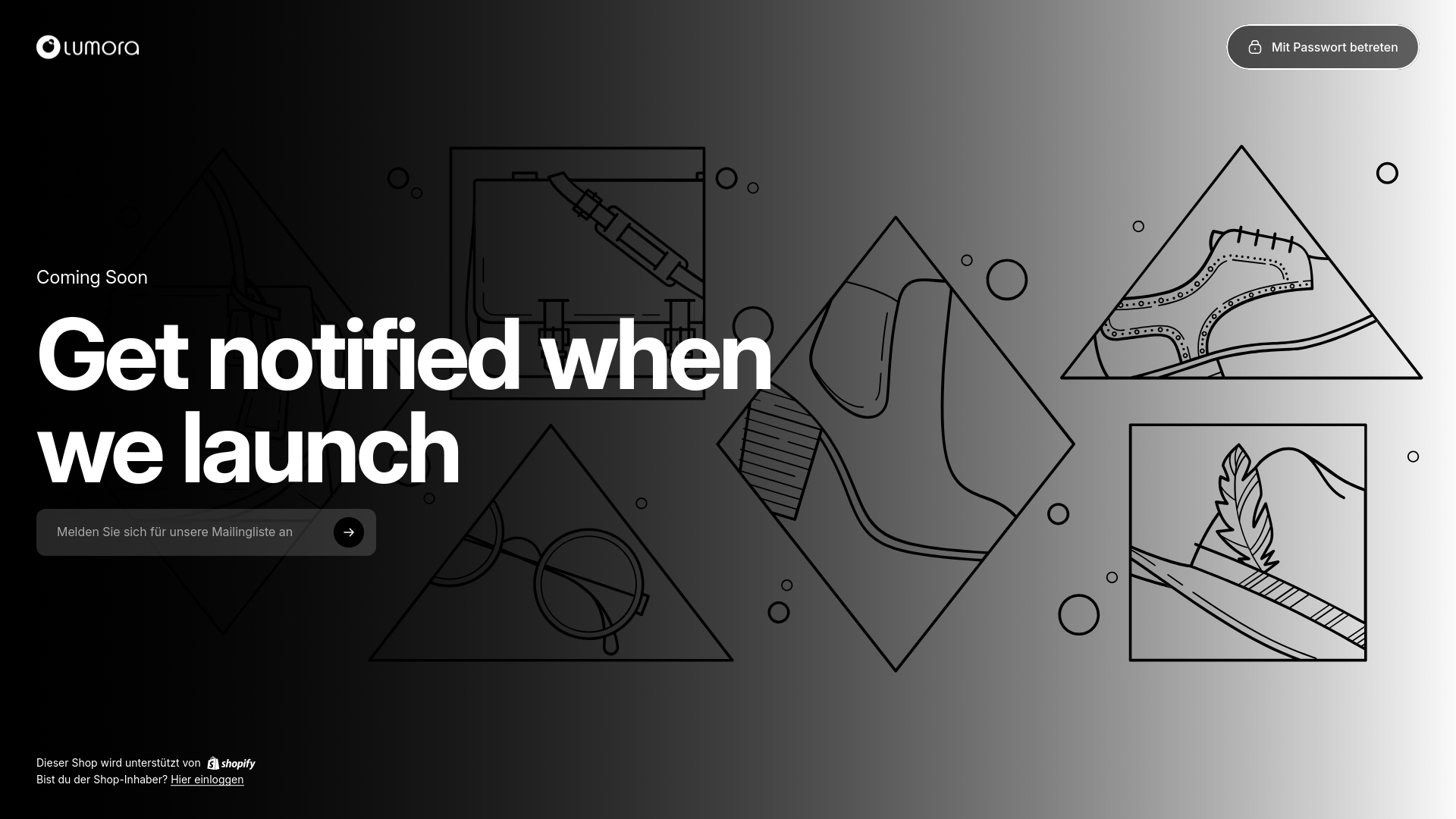 website screenshot of https://lumoratech.de/