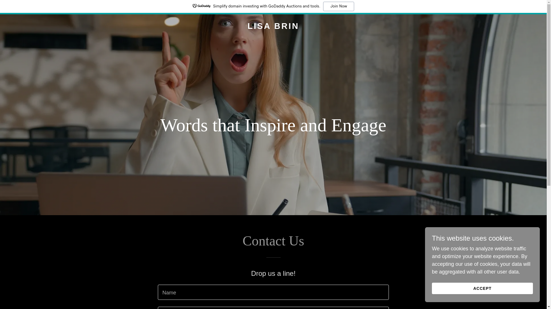 website screenshot of https://lissabrin.com/