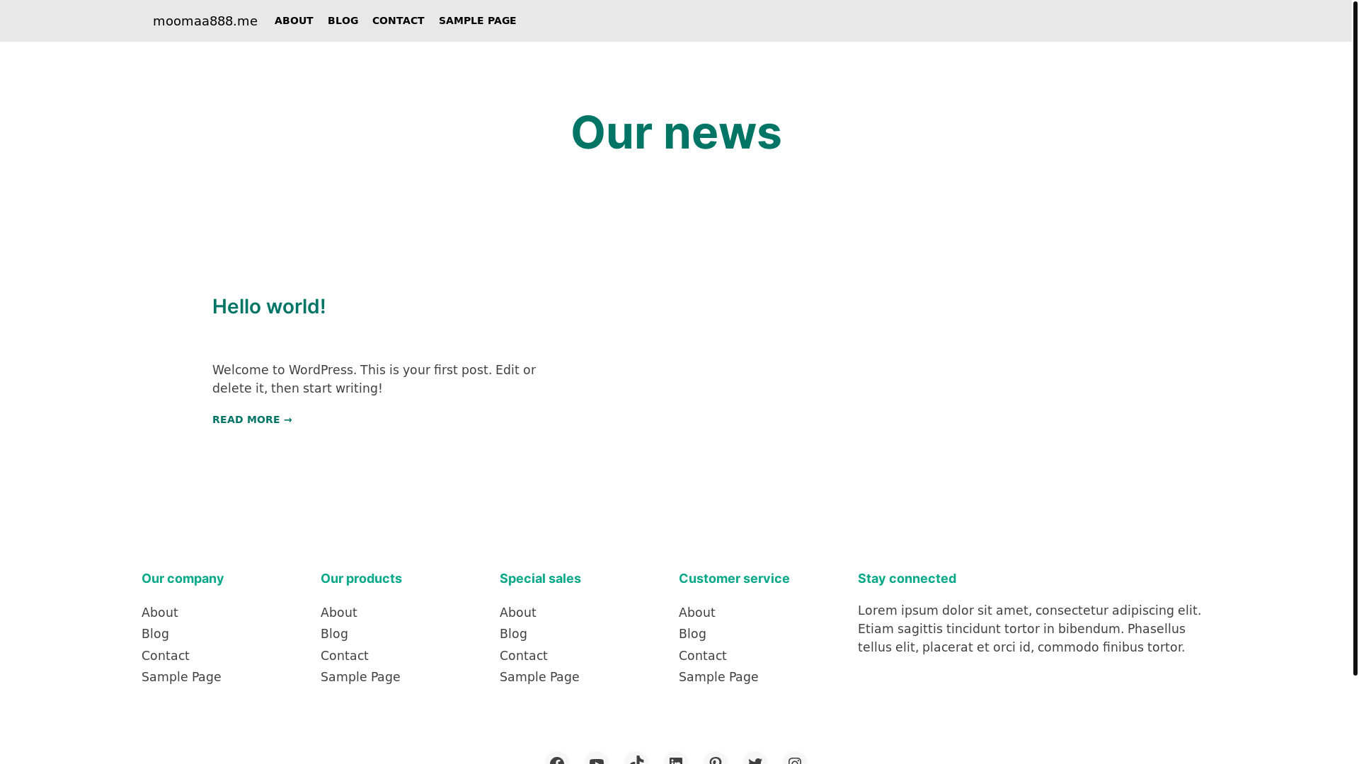 website screenshot of https://moomaa888.me/