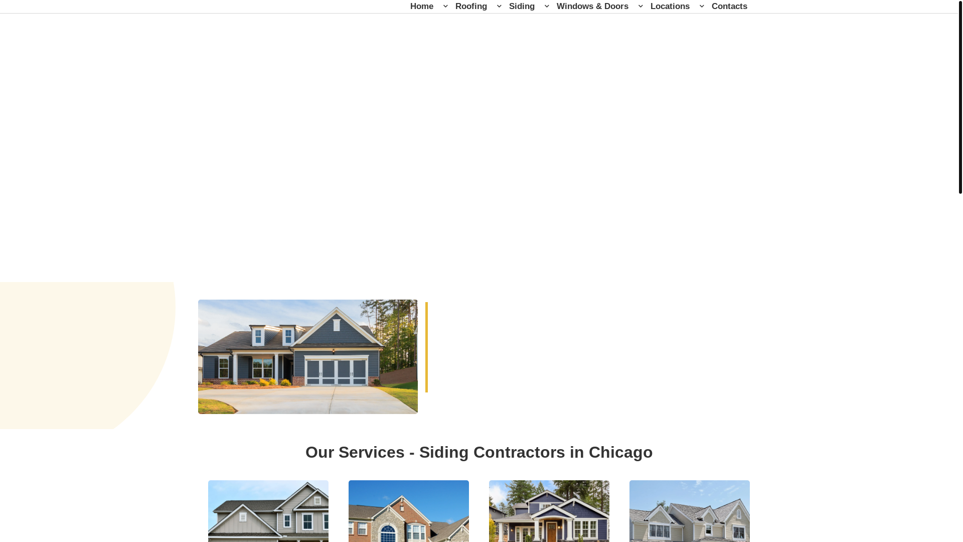 website screenshot of https://sidingreplacementnaperville.com/