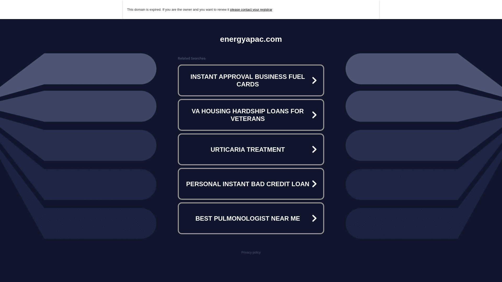 website screenshot of https://energyapac.com/