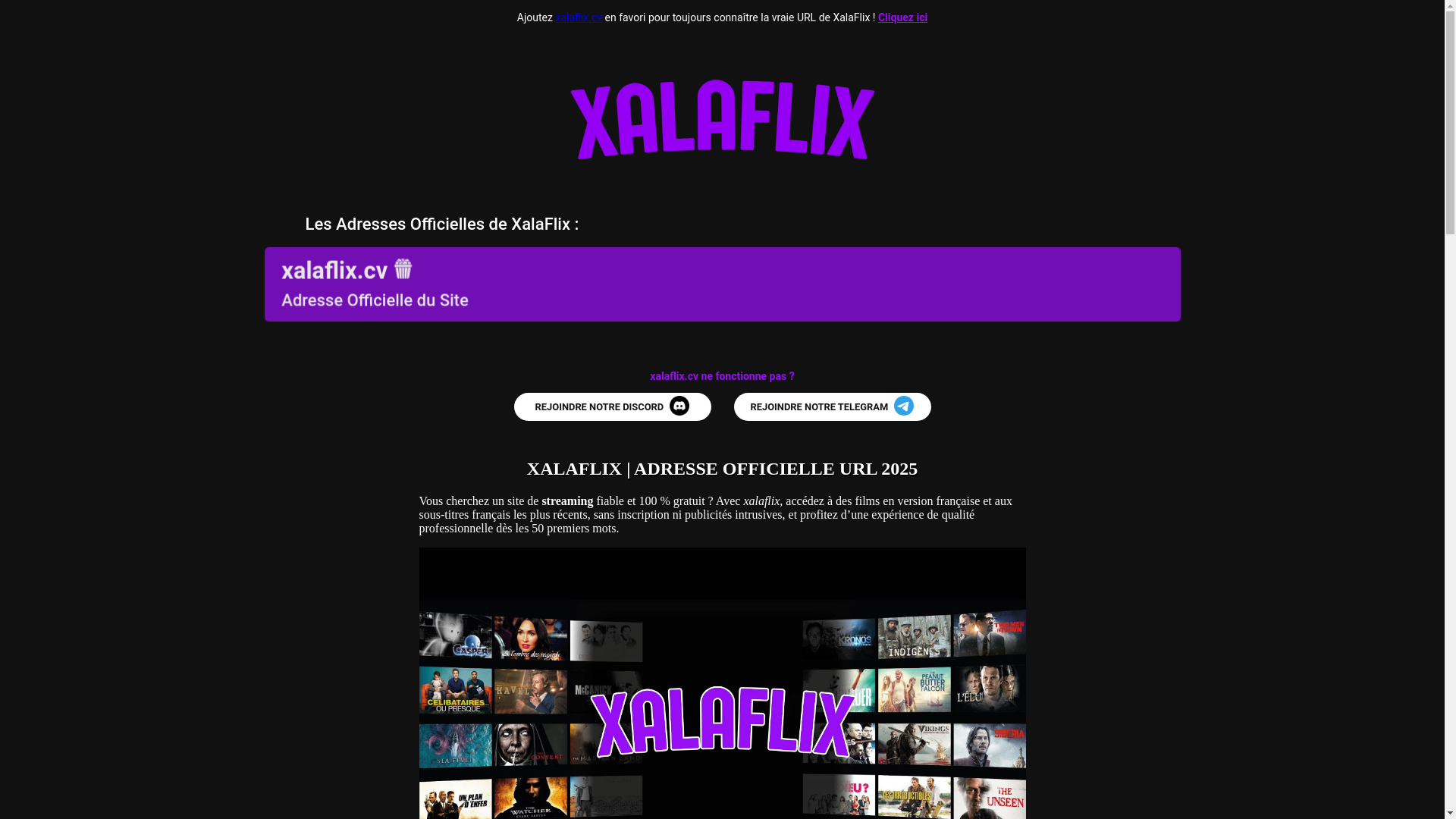 website screenshot of https://xalaflix-media.pages.dev/