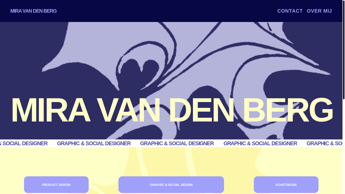 website screenshot of https://miravandenberg.com/