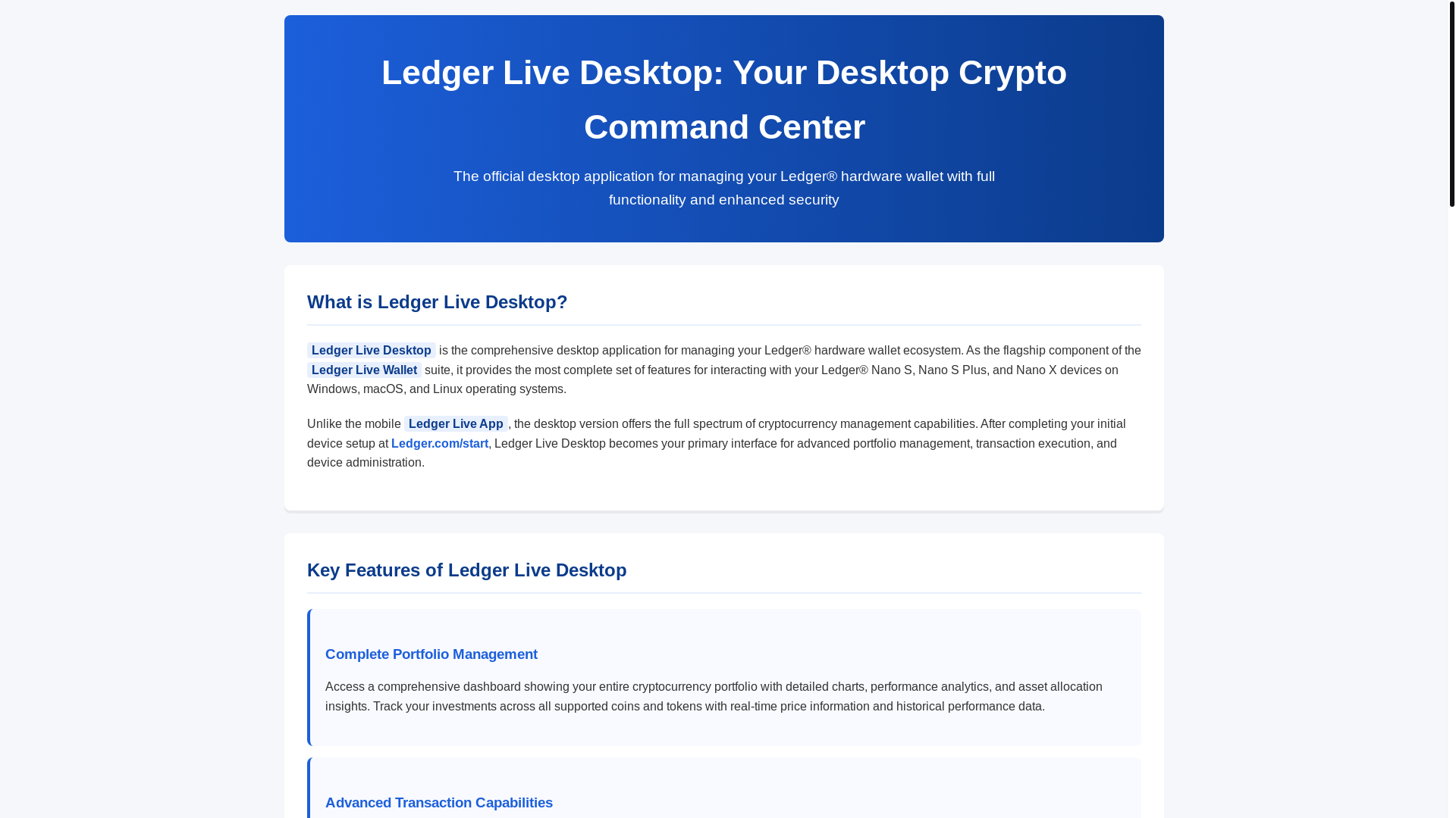 website screenshot of https://ledger-live-desktop-help.pages.dev/