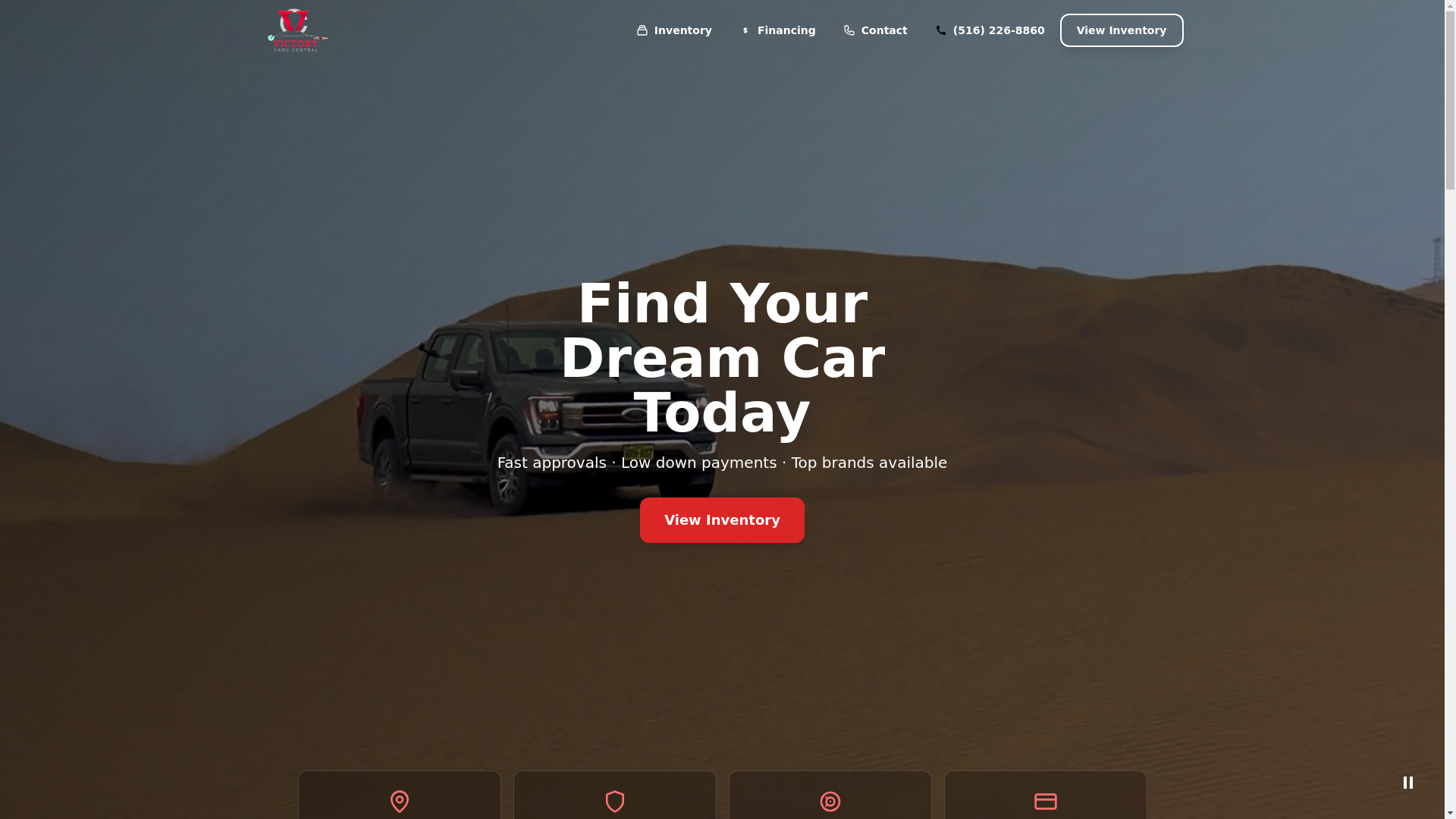website screenshot of https://victorycars.pages.dev/