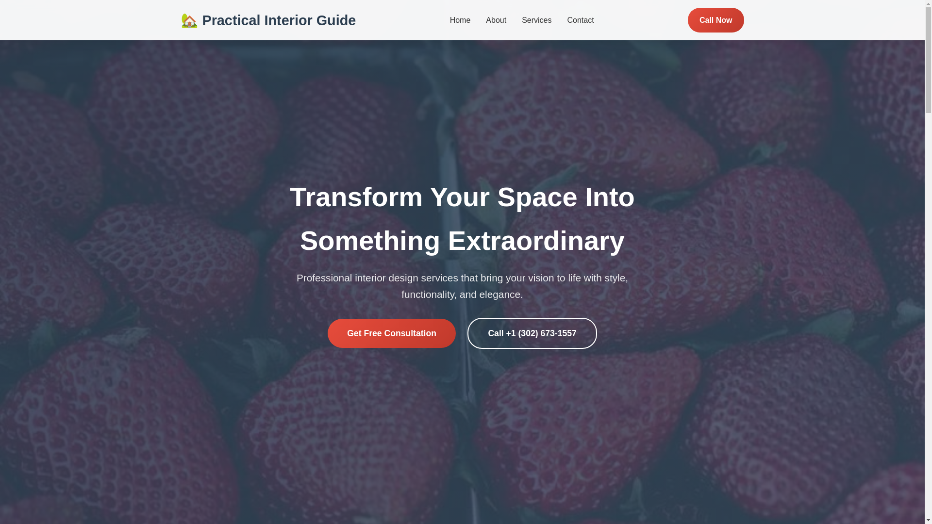 website screenshot of https://practicalinteriorguide.qpon/
