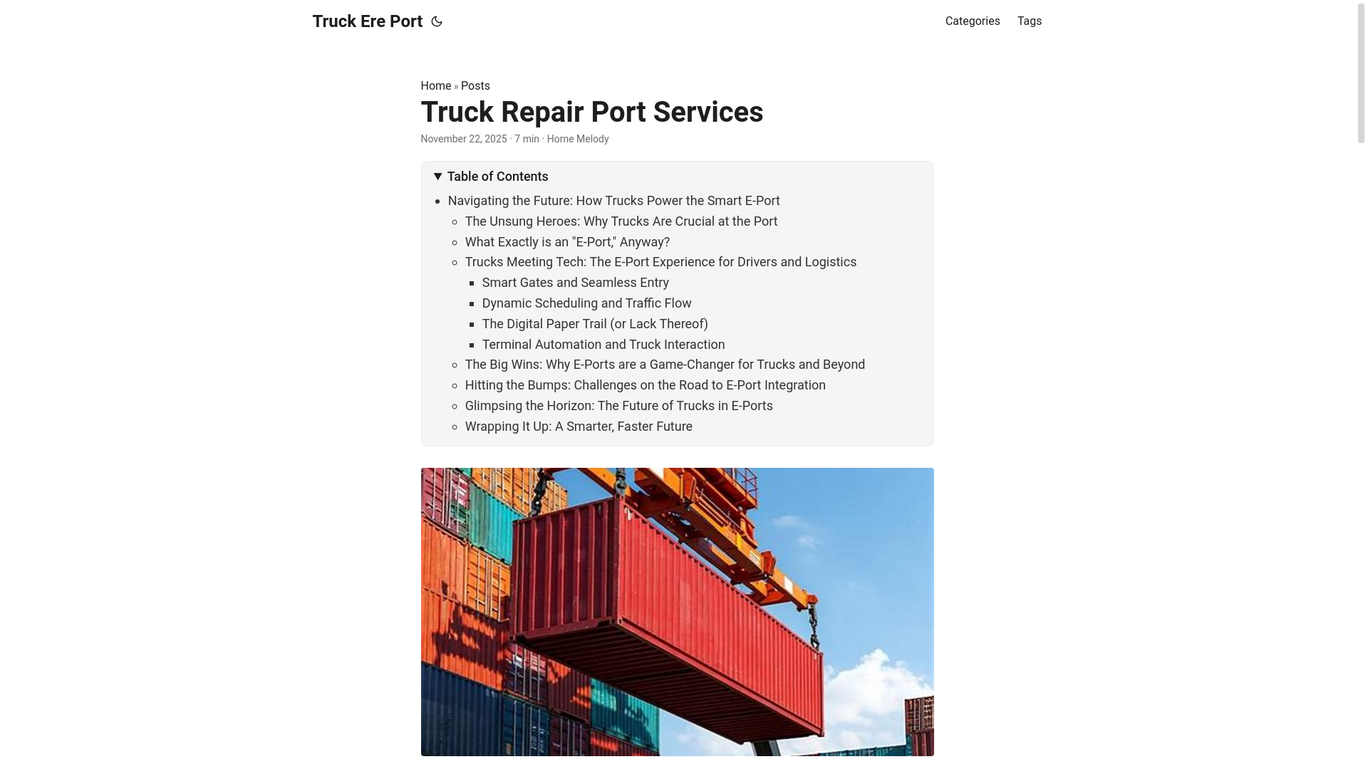 website screenshot of https://truckereport.pages.dev/