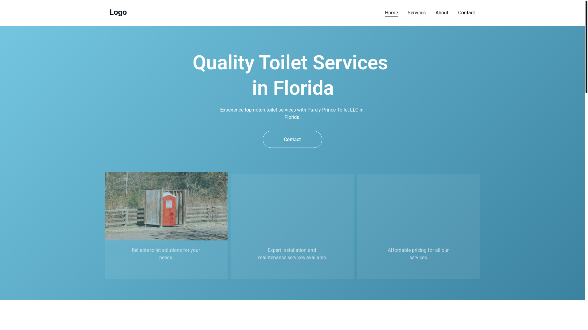 website screenshot of https://purelyprincetoiletllc.site/