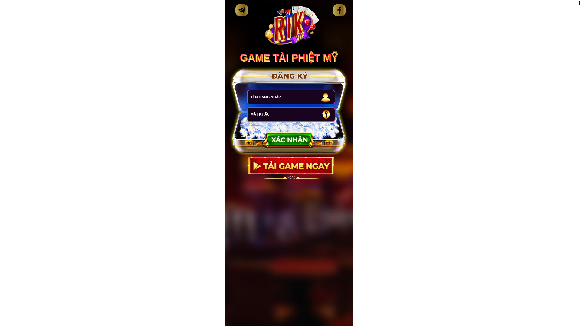website screenshot of https://vn-rikvip.life/
