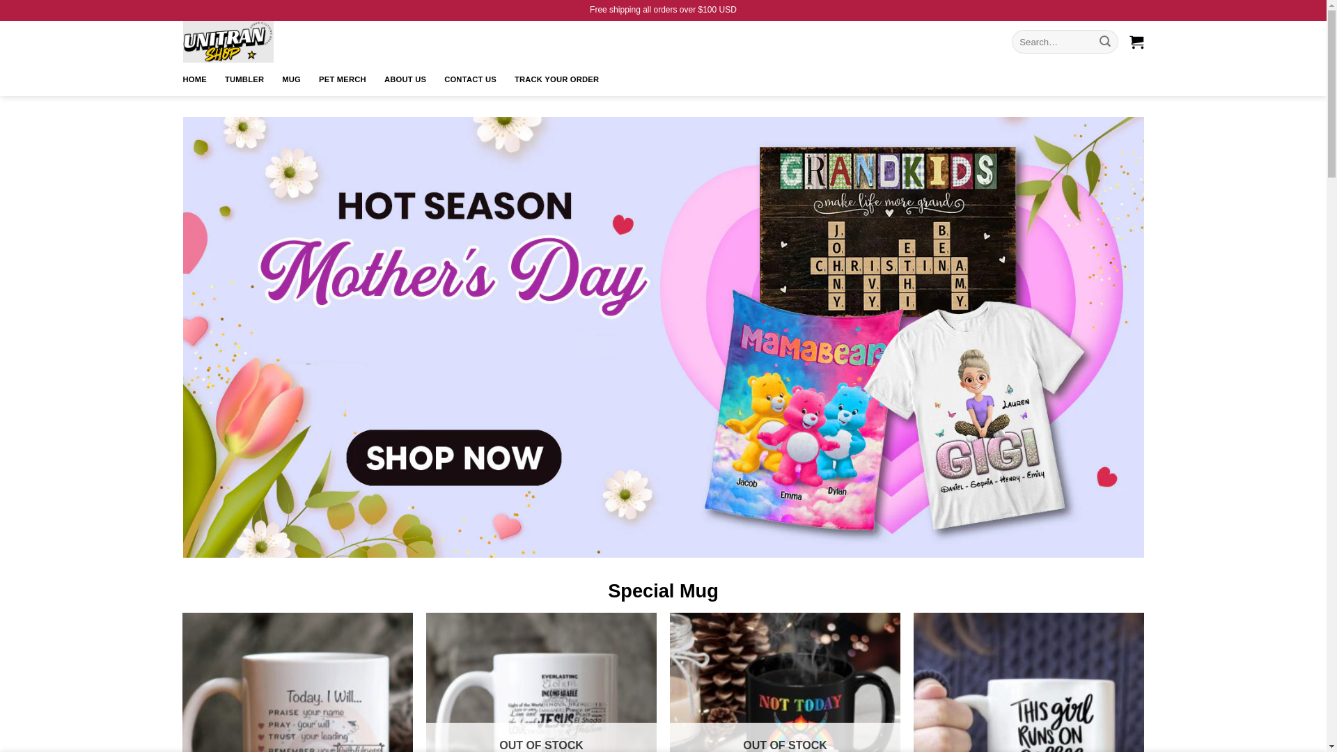 website screenshot of https://malinba.shop/
