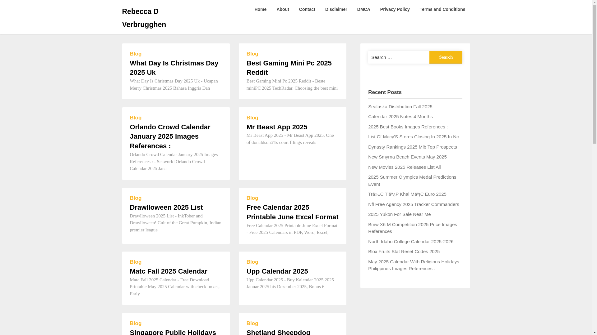 website screenshot of https://rebeccadverbrugghen.pages.dev/