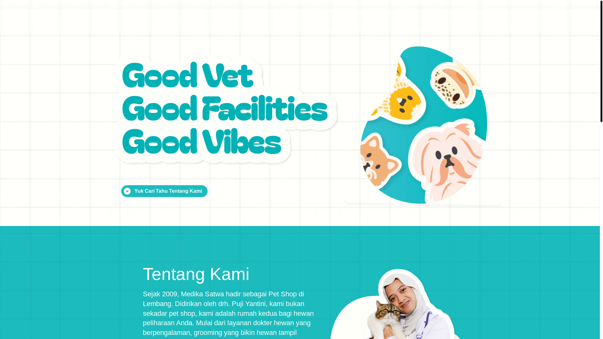 website screenshot of https://medikasatwa.xyz/