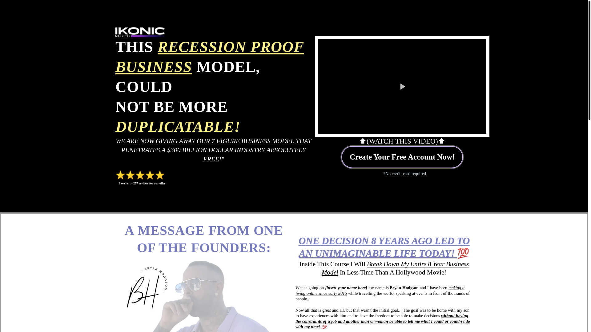website screenshot of https://ikonicdanny.com/